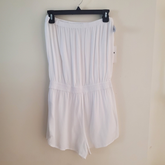 Aritzia Talula Sunday Best Cropsey White Blanc Romper NWT - Picture 9 of 11